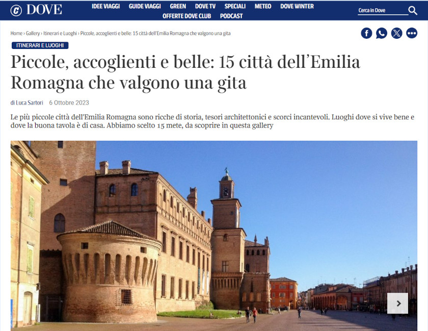 Carpi su “Dove Viaggi”